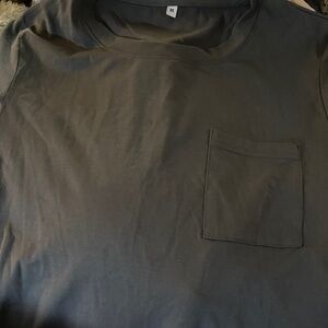 Women’s Black Pocket T-Shirt